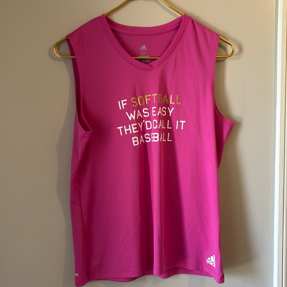 ADIDAS WOMENS SOFTBALL, SIZE MEDIUM